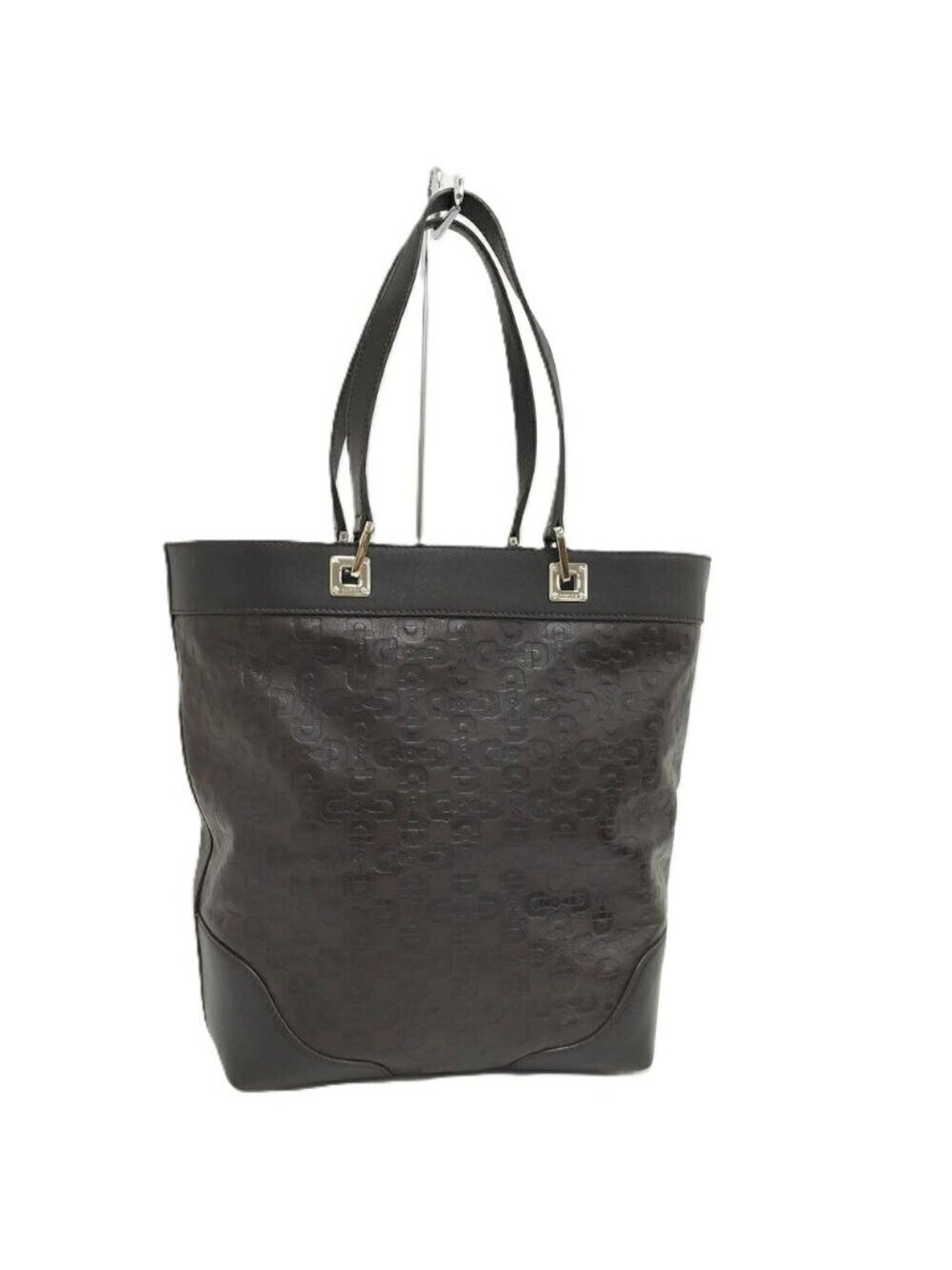 Gucci Bit Layout Tote Leather Black